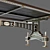 Industrial Steel Vintage Table: BRUNEL 3D model small image 3