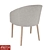 Angelica Upholstered Chair: Sleek and Stylish 3D model small image 6