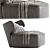 Elegant DC 100 Chaise Longue 3D model small image 3