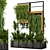 Outdoor Garden Set 113: Stunning Bush and Tree Ensemble 3D model small image 1