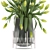 Spring Green Tulip Bouquet 3D model small image 2