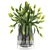 Spring Green Tulip Bouquet 3D model small image 5