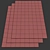 Minimalist Non-Slip IKEA Rugs Set 3D model small image 2