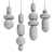 Pebbles Pendant Light - Bomma 3D model small image 2