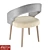 Veronica Upholstered Chair: Elegant Comfort in Your Home 3D model small image 2