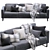 Elegant Prastoria Sofa 3D model small image 3