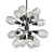 Modern Orb Chandelier 3D model small image 1