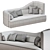 Modular BoConcept Ottawa Sofa 3D model small image 4