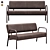 Sleek and Stylish Cosmo Sofa 3D model small image 1