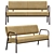 Sleek and Stylish Cosmo Sofa 3D model small image 2