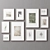 Premium Picture Frames Set - 250 3D model small image 3