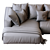 Hills Modern Sofa: Elegant and Stylish 3D model small image 6