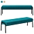 Sleek and Modern Cosmo Bench 3D model small image 1