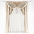 Elegant Drapery Set 3D model small image 3