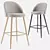 Harton Bar Stool - Stylish Seating for Your Space 3D model small image 1