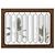 Elegant Room Divider 3D model small image 1