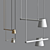 Sleek LED Linear Luminaire 3D model small image 2