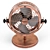 Vintage Copper Desk Fan - HOLMES Heritage 3D model small image 4