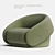 Up-Lift Convertible Armchair: Style and Function in One 3D model small image 1