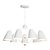 Nordic Style Chandelier "Humpen" on Rod 3D model small image 1