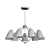 Nordic Style Chandelier "Humpen" on Rod 3D model small image 2