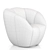 Elegant Astrea Armchair by Roche Bobois 3D model small image 5