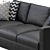 Sleek Ikea Finnala Leather Sofa 3D model small image 3