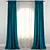 Flamish Fold Curtain: Elegance Unfolded 3D model small image 1