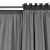 Flamish Fold Curtain: Elegance Unfolded 3D model small image 4