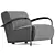 Leolux Lx Armchairs: Elegant and Stylish 3D model small image 1