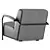 Leolux Lx Armchairs: Elegant and Stylish 3D model small image 4