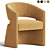 Fortune Dining Chair: Modern Elegance 3D model small image 6