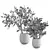  Lush Jade Bonsai Set 3D model small image 4