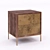 Wooden Bedside Table | Decker Nightstand 3D model small image 1