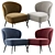 Kitts 2013 Armchair: Elegant Design & Comfort 3D model small image 2