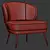 Kitts 2013 Armchair: Elegant Design & Comfort 3D model small image 5