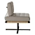 Sophisticated La Rambla Lounge Chair 3D model small image 3