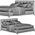 Andersen Bed: Sleek and Sophisticated Design 3D model small image 4