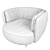 Elegant Vintage Chair: Wave 3D model small image 5