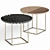 Sleek Modern Coffee Table 3D model small image 1