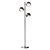 Calotta Steel Floor Lamp, Silver Finish 3D model small image 1