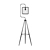 Beige Floor Lamp Andorra 3D model small image 2