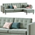 Ikea Landskrona Sofa: Stylish and Versatile 3D model small image 1