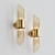 Elegant Brass Wall Sconce 3D model small image 2