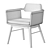 Modern Morgan Rio Meeting Chair 3D model small image 3