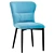 Lillian Modern Chair - Stylish and Versatile 3D model small image 1