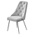 Batista Dining Chair: Elegant Design & PBR-Ready 3D model small image 5