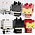 Superhero Lego Set 2 3D model small image 4