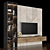 Sleek TV Stand for Modern Interiors 3D model small image 2