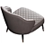 DION Armchair: Timeless Elegance. 3D model small image 5